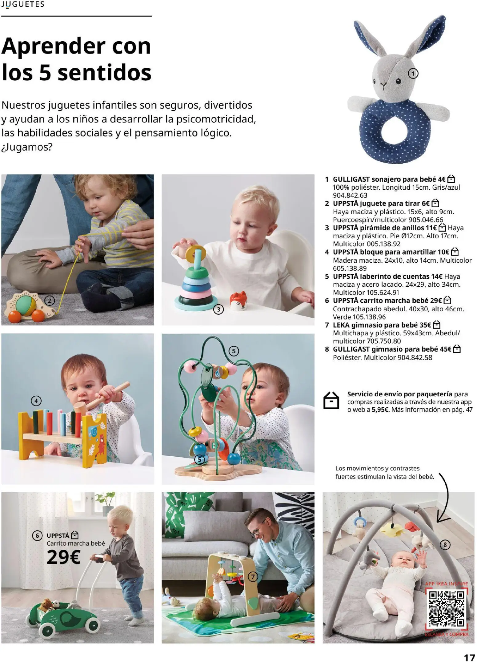 Catálogo IKEA  y los niños  │ válido desde el 06.03.2026 | Página: 17 | Productos: Anillos, Juguetes