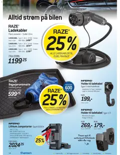 Forhåndsvisning av THANSEN kundeavis gyldig fra 31/07/2026 | Side: 14 | Produkter: Led lys, Ledning, Vekt, Lys