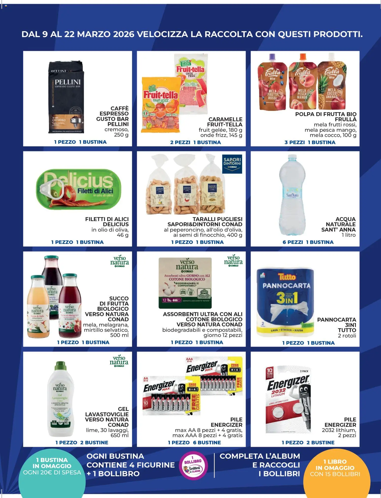 Volantino Conad del 13.03.2026 | Pagina: 13 | Prodotti: Caffè, Succo, Olio, Cocco