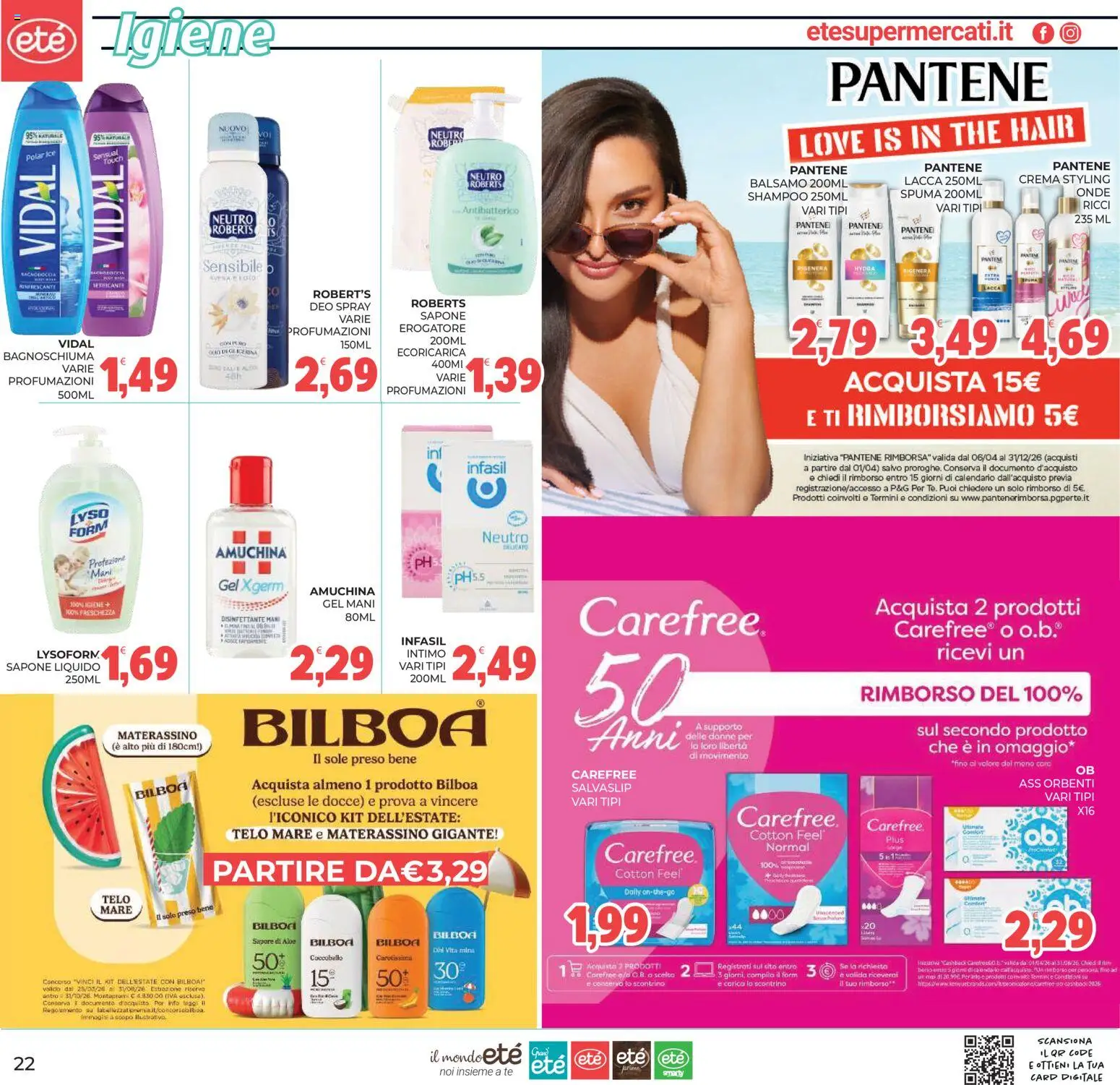 Volantino Eté del 12.06.2026 | Pagina: 22 | Prodotti: Shampoo, Balsamo, Sapone, Tè