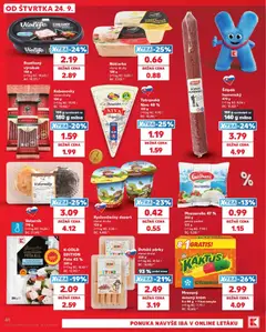 Kaufland leták platný od 24.09.2026 | Strana: 40