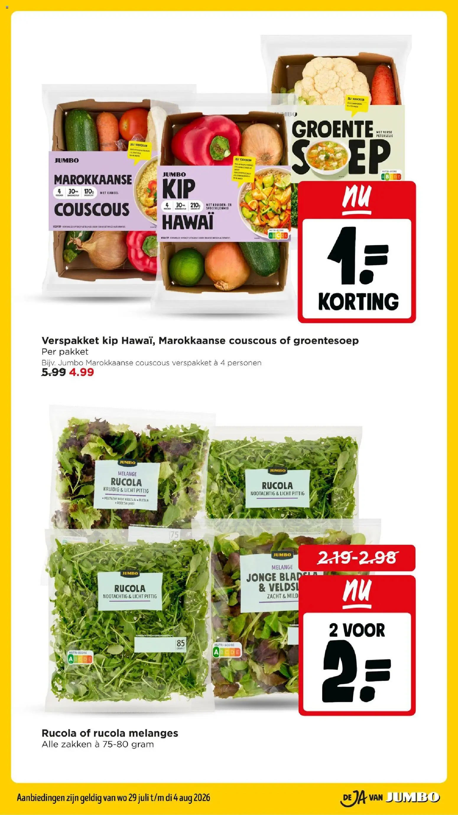 {H1} | Pagina: 7 | Producten: Rucola, Kip, Kaneel