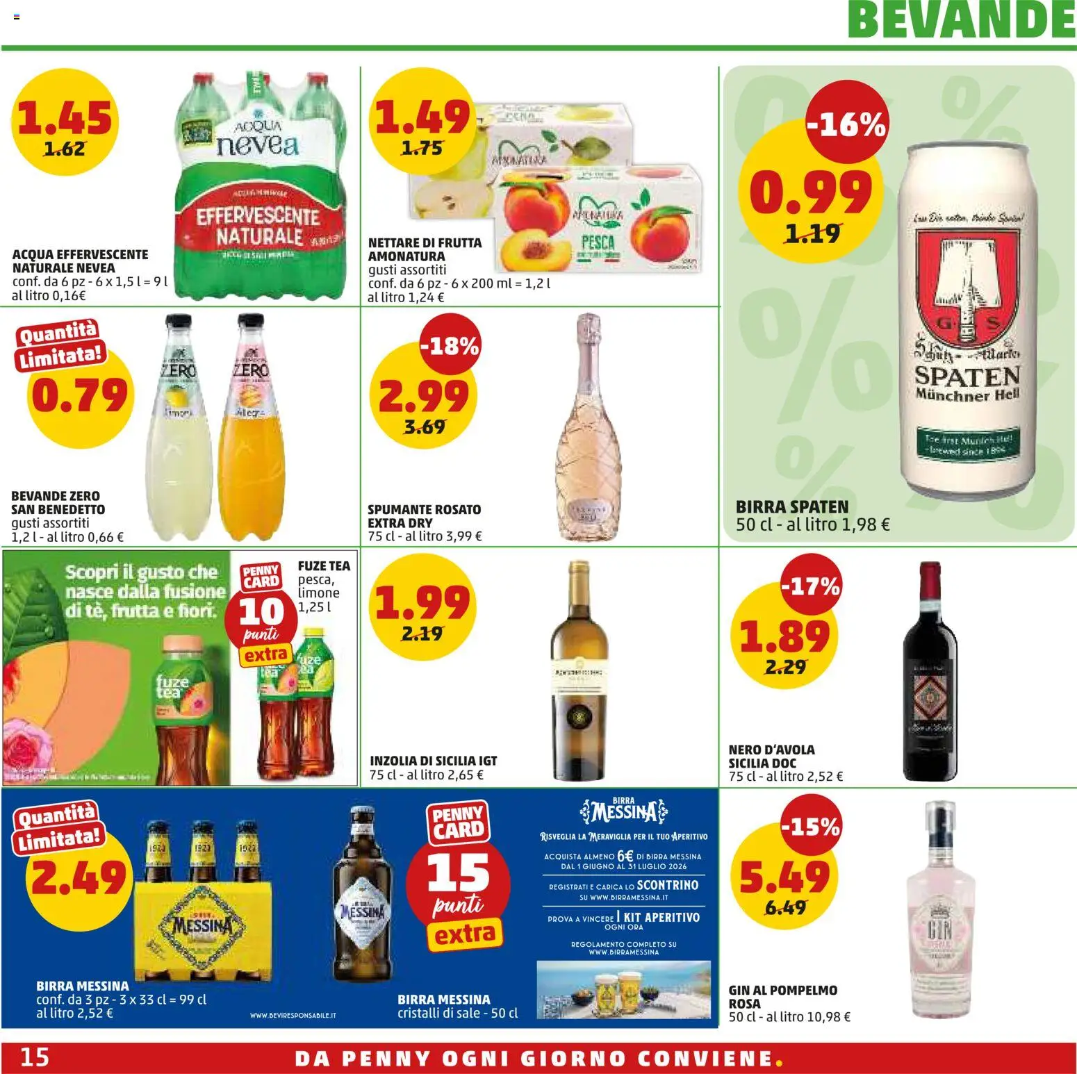 Volantino PENNY del 16/07/2026 | Pagina: 15 | Prodotti: Sale, Limone, Spumante, Aperitivo