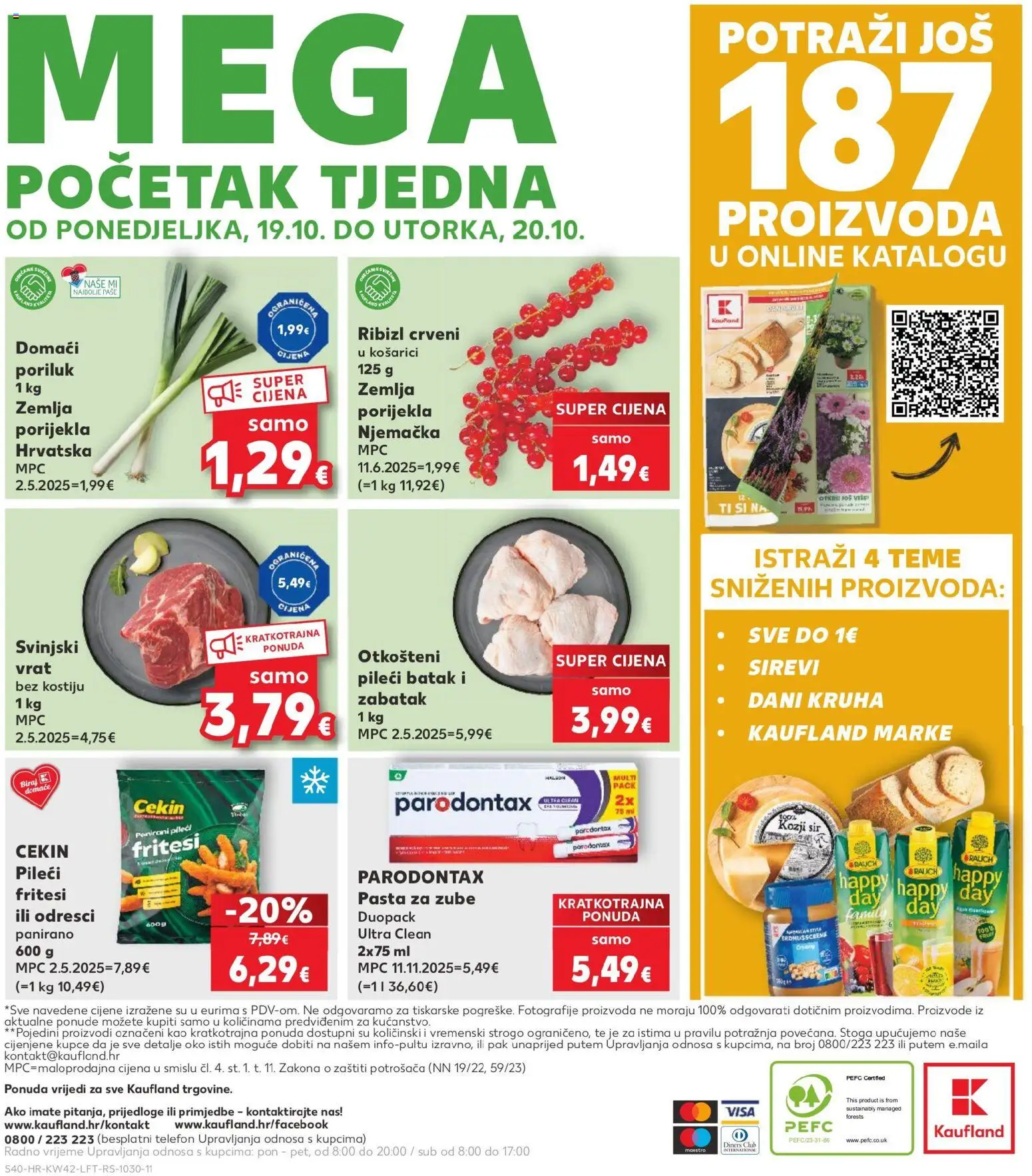 Kaufland katalog | vrijedi od 14.10.2026 | Stranica: 40 | Proizvodi: Kozji sir, Sir, Pasta, Telefon