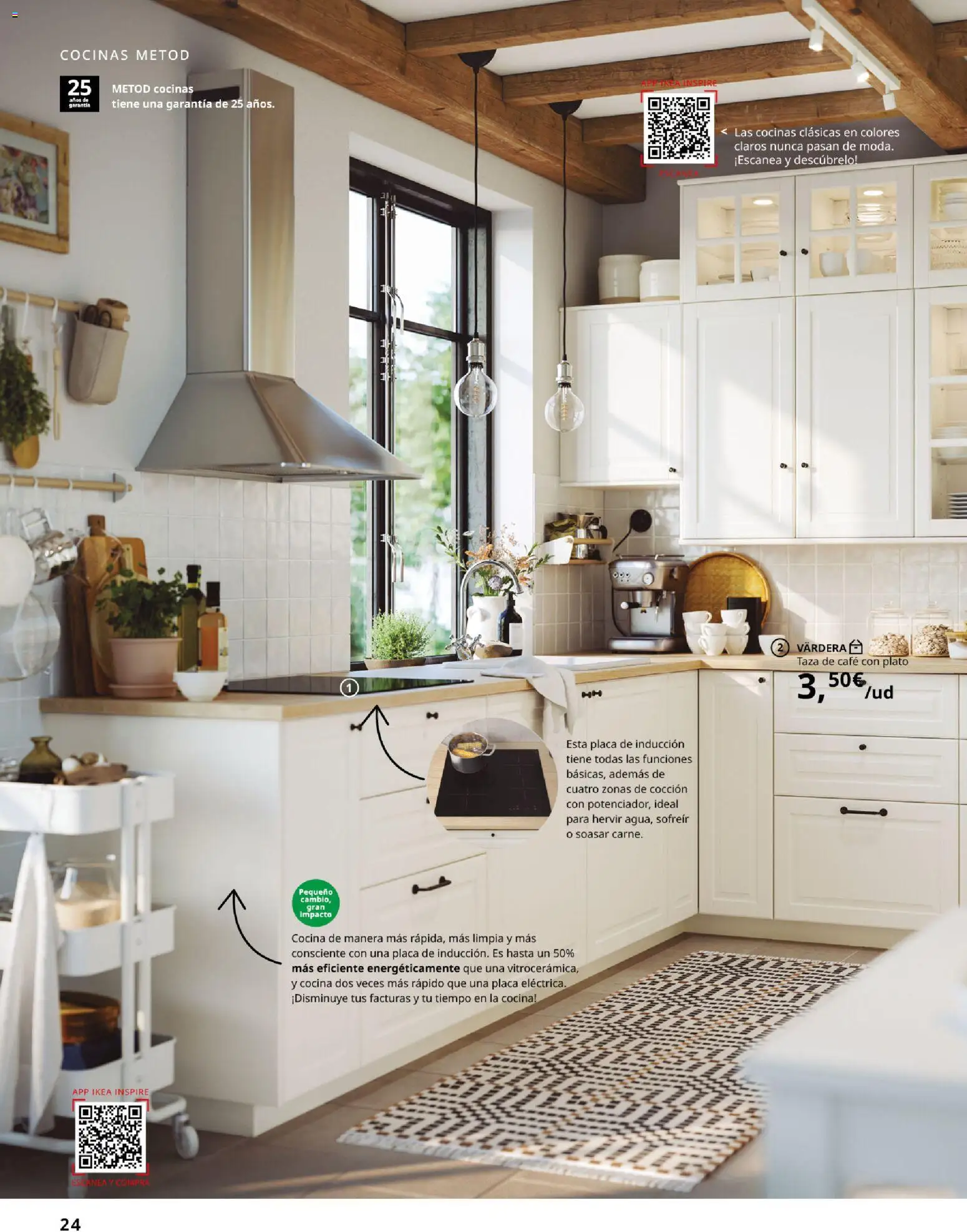 Catálogo IKEA Cocinas │ válido desde el 01/02/2026 | Página: 24 | Productos: Placa de inducción, Café, Cocina