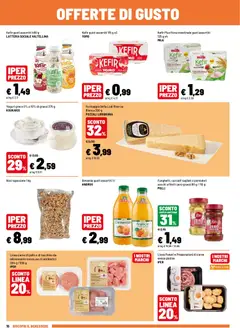 Anteprima del volantino Iper volantino Benessere valido a partire dal 11/09/2026 | Pagina: 16 | Prodotti: Senza glutine, Kefir, Yogurt greco, Formaggio