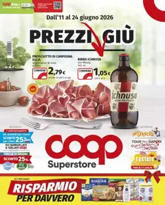 Anteprima del volantino COOP volantino Superstore Busto Arsizio valido a partire dal 11.06.2026