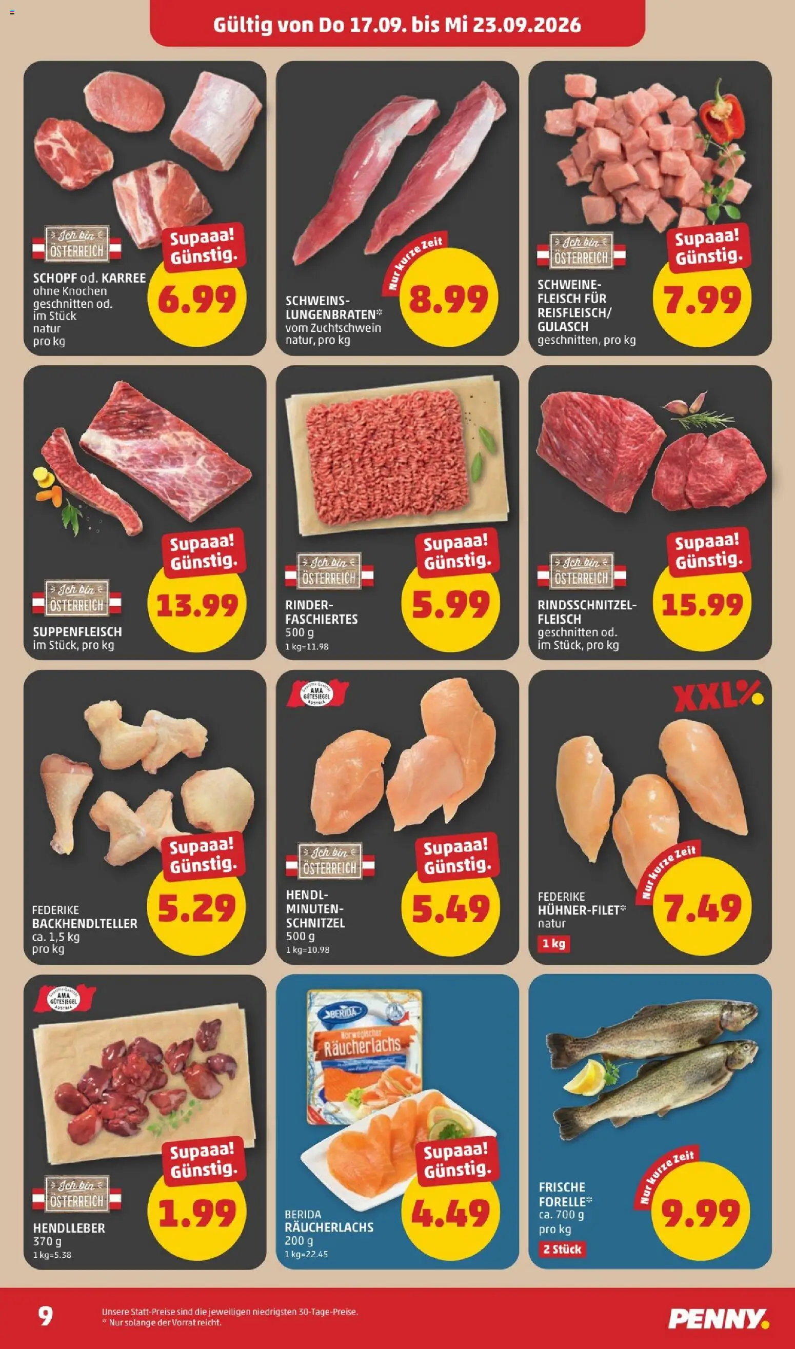 Penny Markt - Flugblatt gültig ab 17.09.2026 | Seite: 9