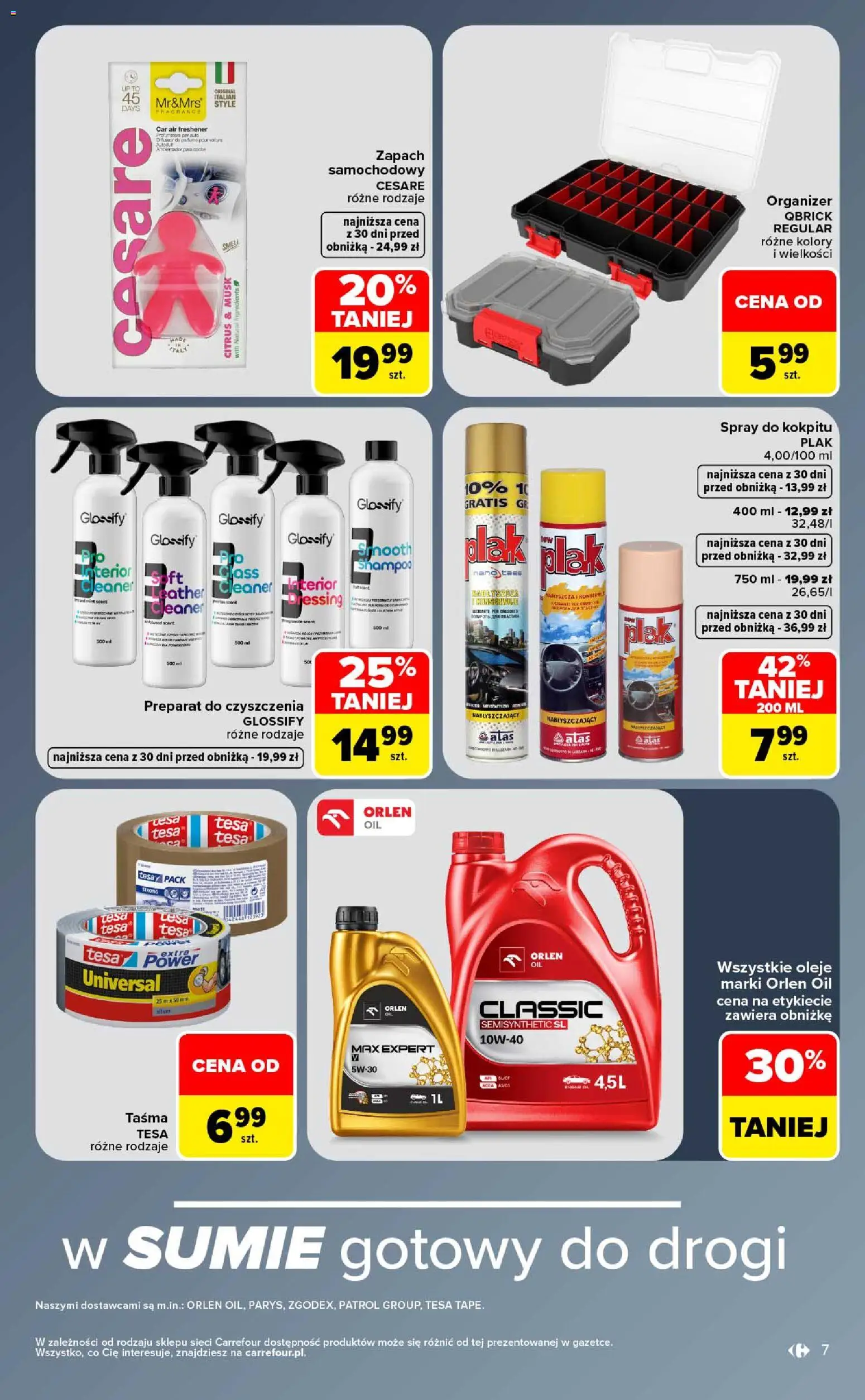 Carrefour gazetka - Same okazje od 24.08.2026 | Strona: 7 | Produkty: Cleaner, Zapach