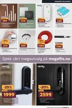 Forhåndsvisning av Megaflis - Kundeavis gyldig fra 11.06.2026 | Side: 39 | Produkter: Røykvarsler, Mesh, Суміш дитяча, Batteri