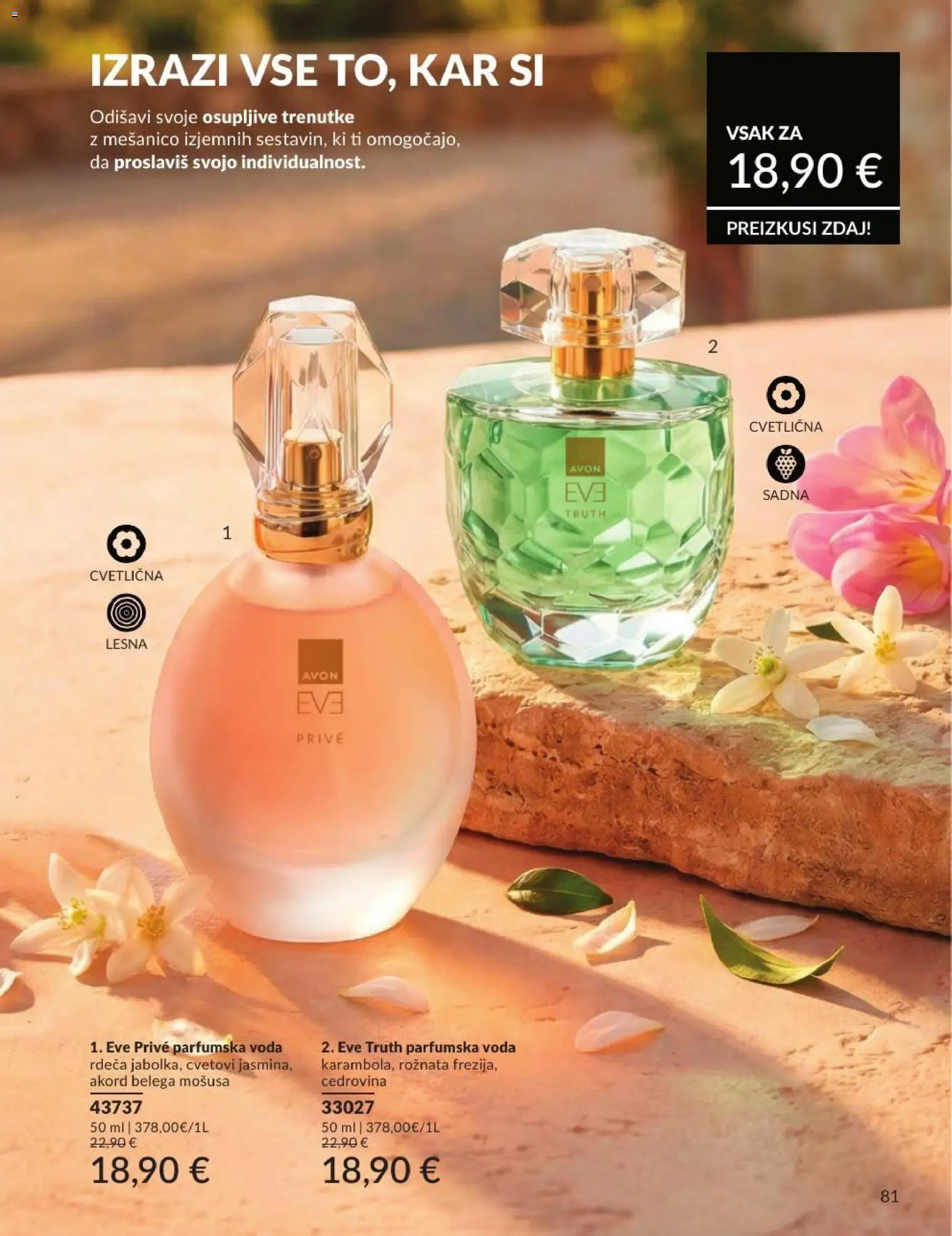 Novi Avon katalog ponudbe – veljaven od 30.06.2026 | Stran: 81 | Izdelki: Voda, Parfumska voda