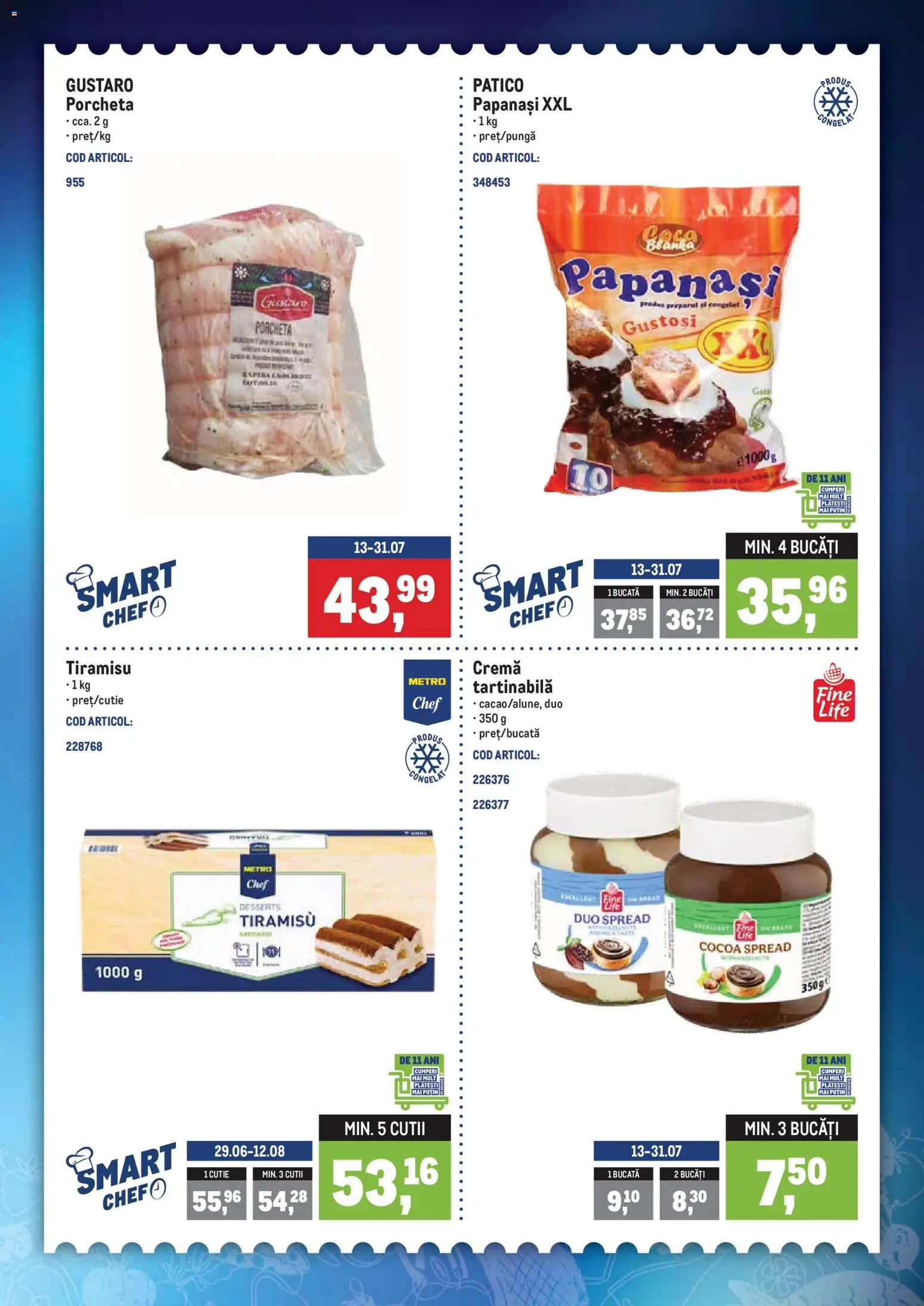 Noul catalog Metro – valabil de la 20.07.2026 | Pagină: 2 | Produse: Cutie, Cremă, Tiramisu