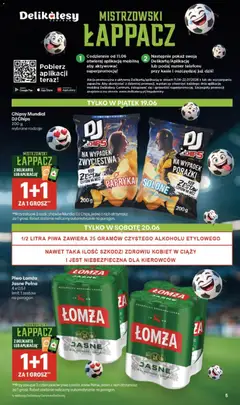 Pogląd oferty "Delikatesy Centrum gazetka" - ważna od 18.06.2026 | Strona: 5 | Produkty: Chipsy, Papryka, Delikatesy, Piwo