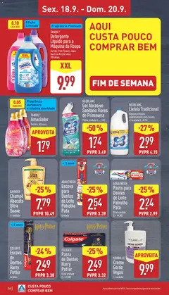 Pré-visualização Aldi folheto válido de 14/09/2026 | Página: 24 | Produtos: Fragrância, Shampoo, Pasta de dentes, Escova de dentes