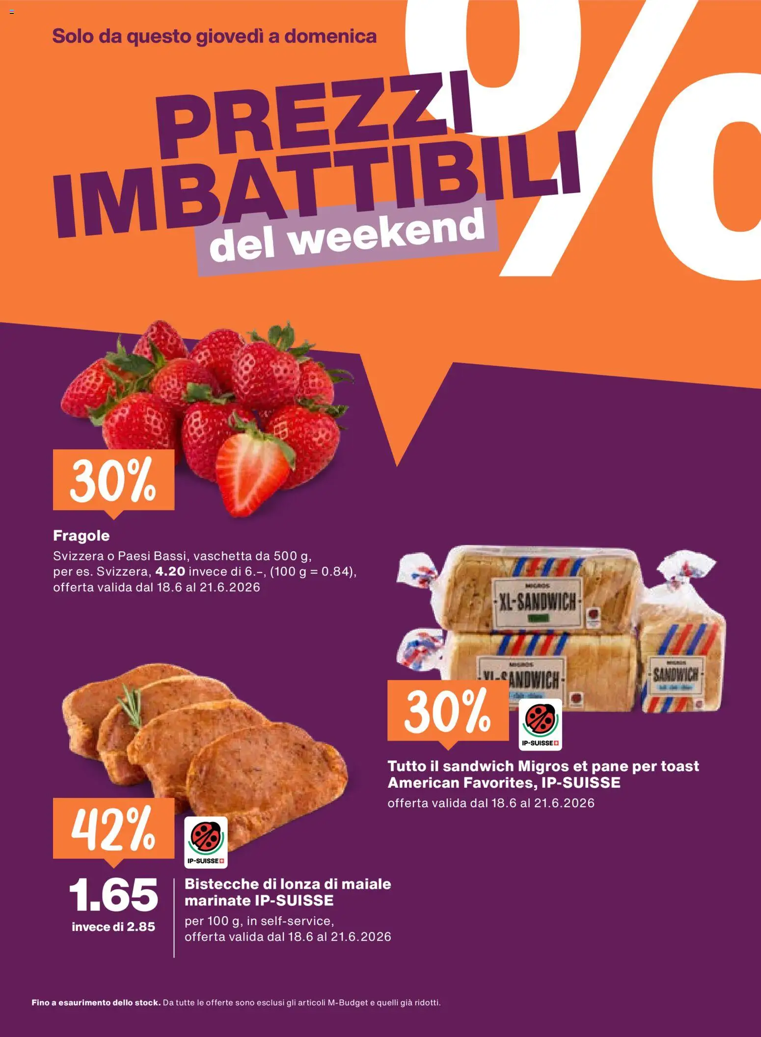 Migros aktionen IT – gültig ab 18.06.2026 | Seite: 24 | Produkte: Pane
