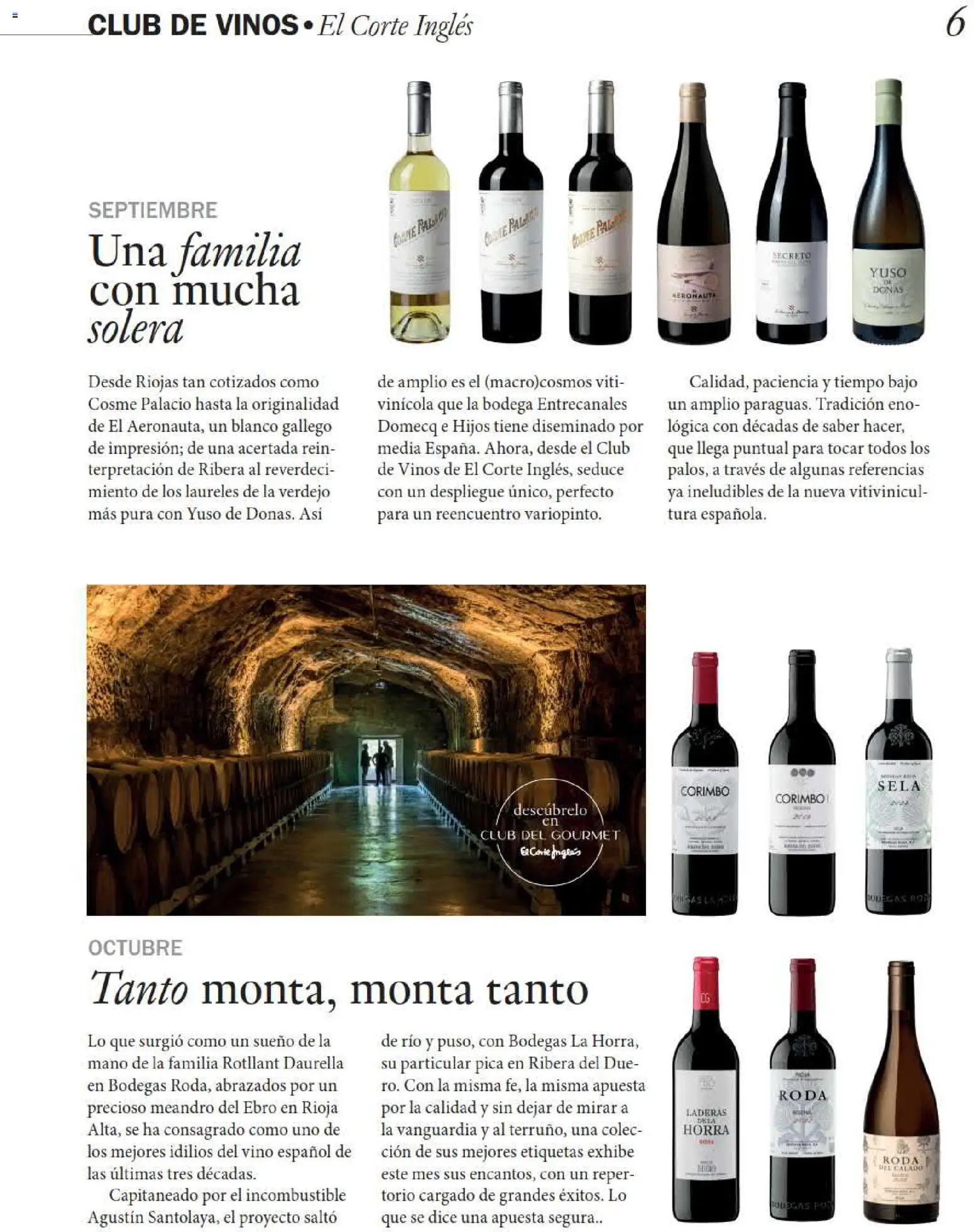 El Corte Inglés Gourmet Magazine │ válido desde el 01/10/2026 | Página: 6 | Productos: Vino