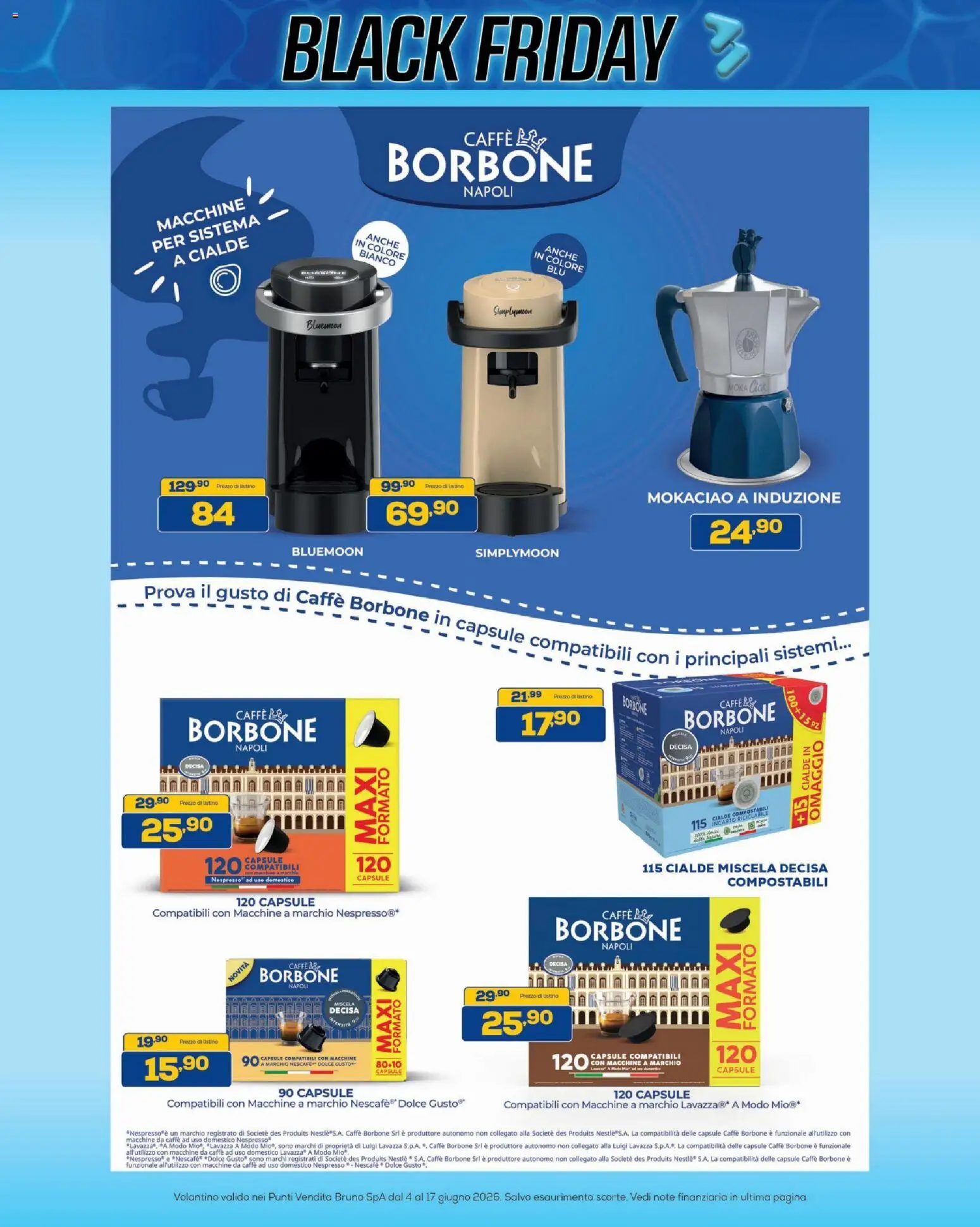 Volantino BRUNO del 04.06.2026 | Pagina: 43 | Prodotti: Caffè, Lavazza