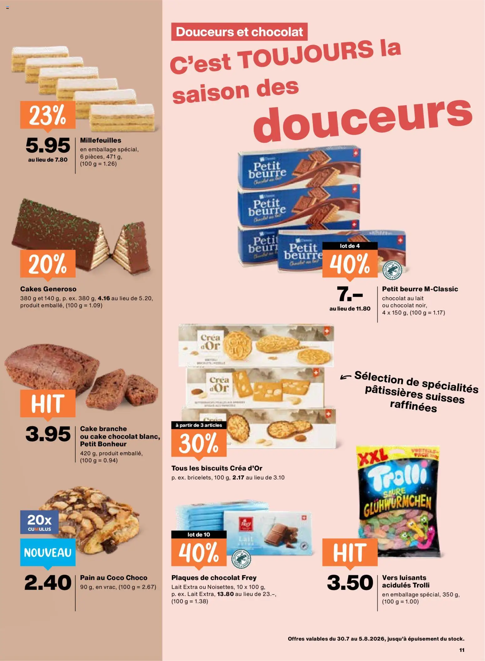 Migros aktionen FR – gültig ab 30.07.2026 | Seite: 11