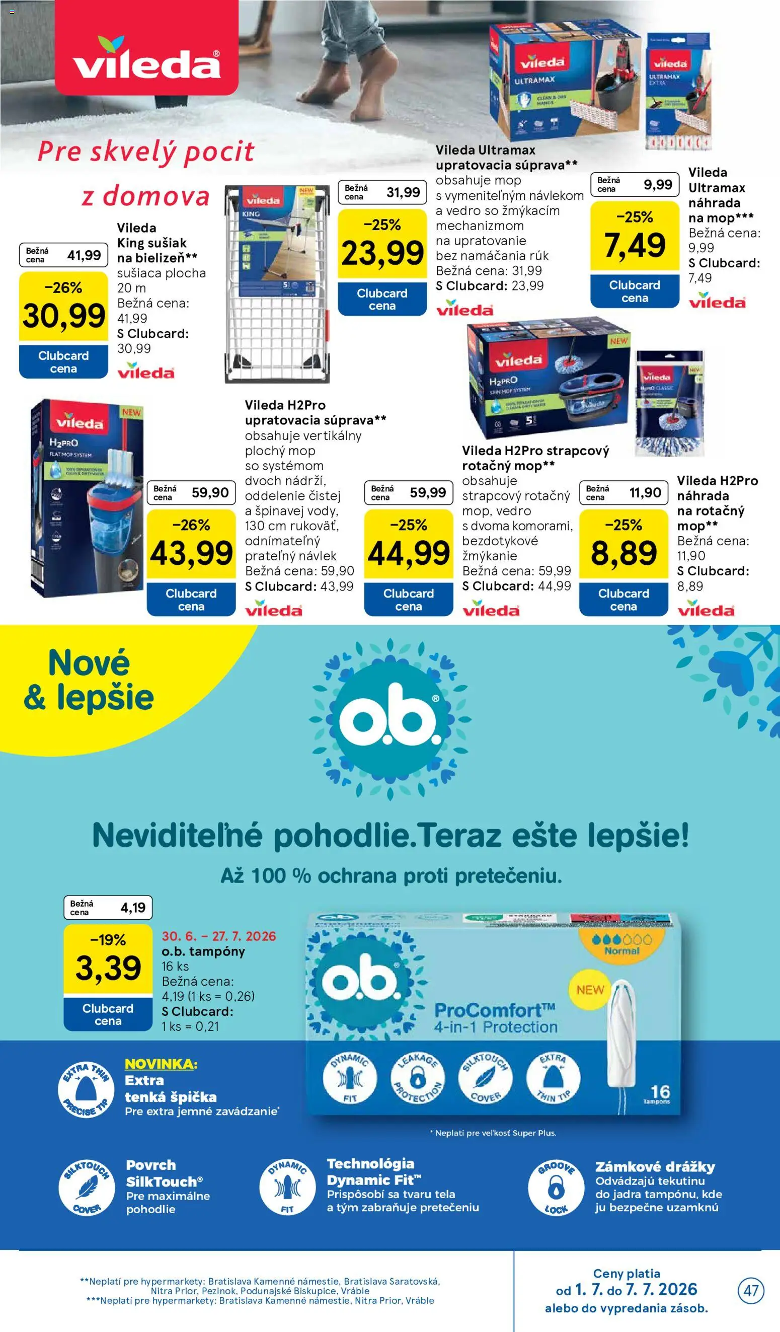 Nové Tesco akcie – leták je platný od 01.07.2026 | Strana: 47