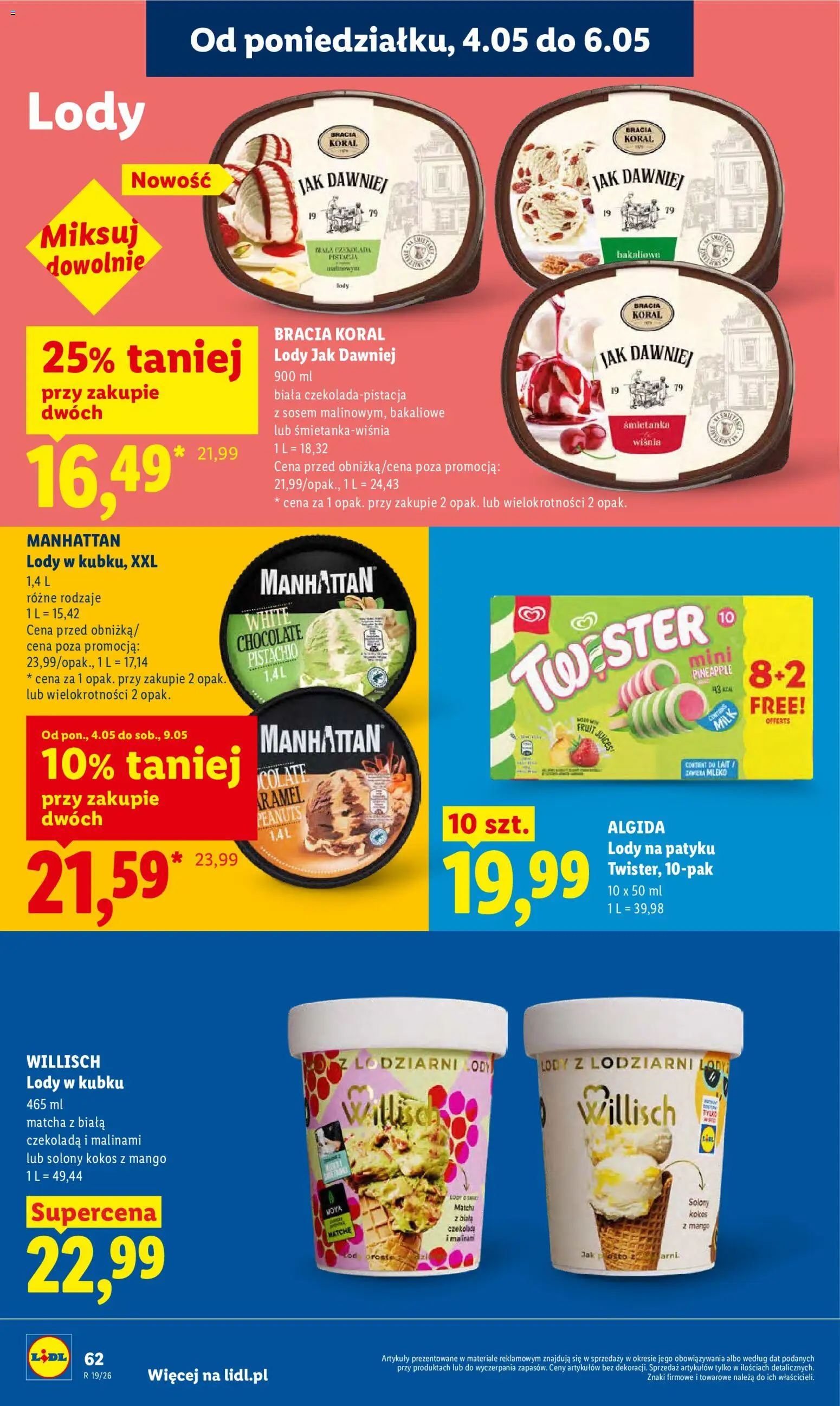 Lidl Polsko leták od 04.05.2026 | Strana: 66 | Produkty: Mango, Mléko, Manhattan, Kokos