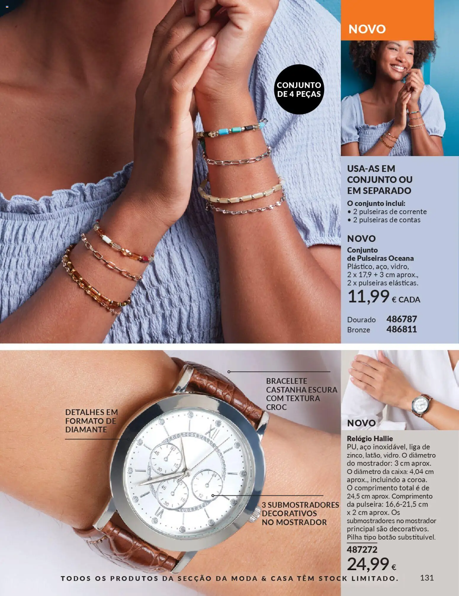 Catálogo Avon Campanha 4 │ válido de 01.04.2026 | Página: 131 | Produtos: Relógio, Pulseira, Caixa