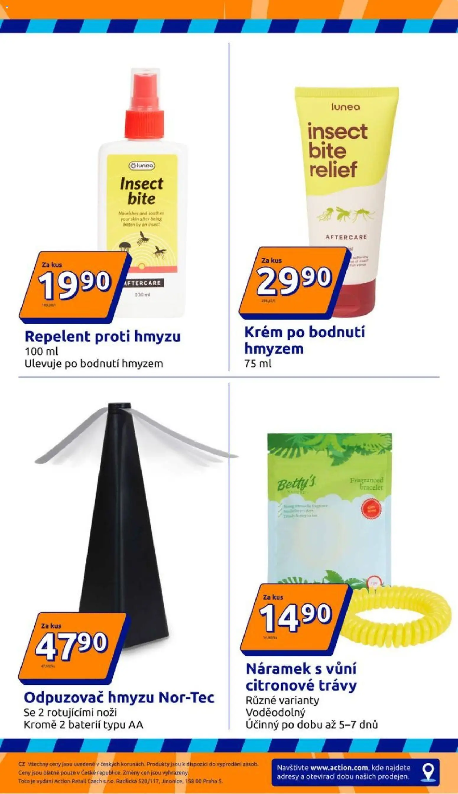 Action leták od 20.05.2026 | Strana: 29 | Produkty: Krém, Repelent, Odpuzovač