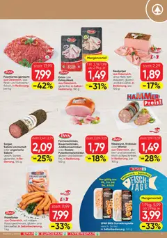 Spar Flugblatt ab 03.06.2026 gültig | Seite: 11 | Produkte: Wurst, Knoblauch, Salami, Fisch