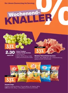 Zweifel Chips, erhältlich in diversen Sorten, 175 g und 280 g, z.B. Paprika, 280 g ab 20.08.2026 gültig | Seite: 20 | Produkte: Rapsöl, Paprika, Chips