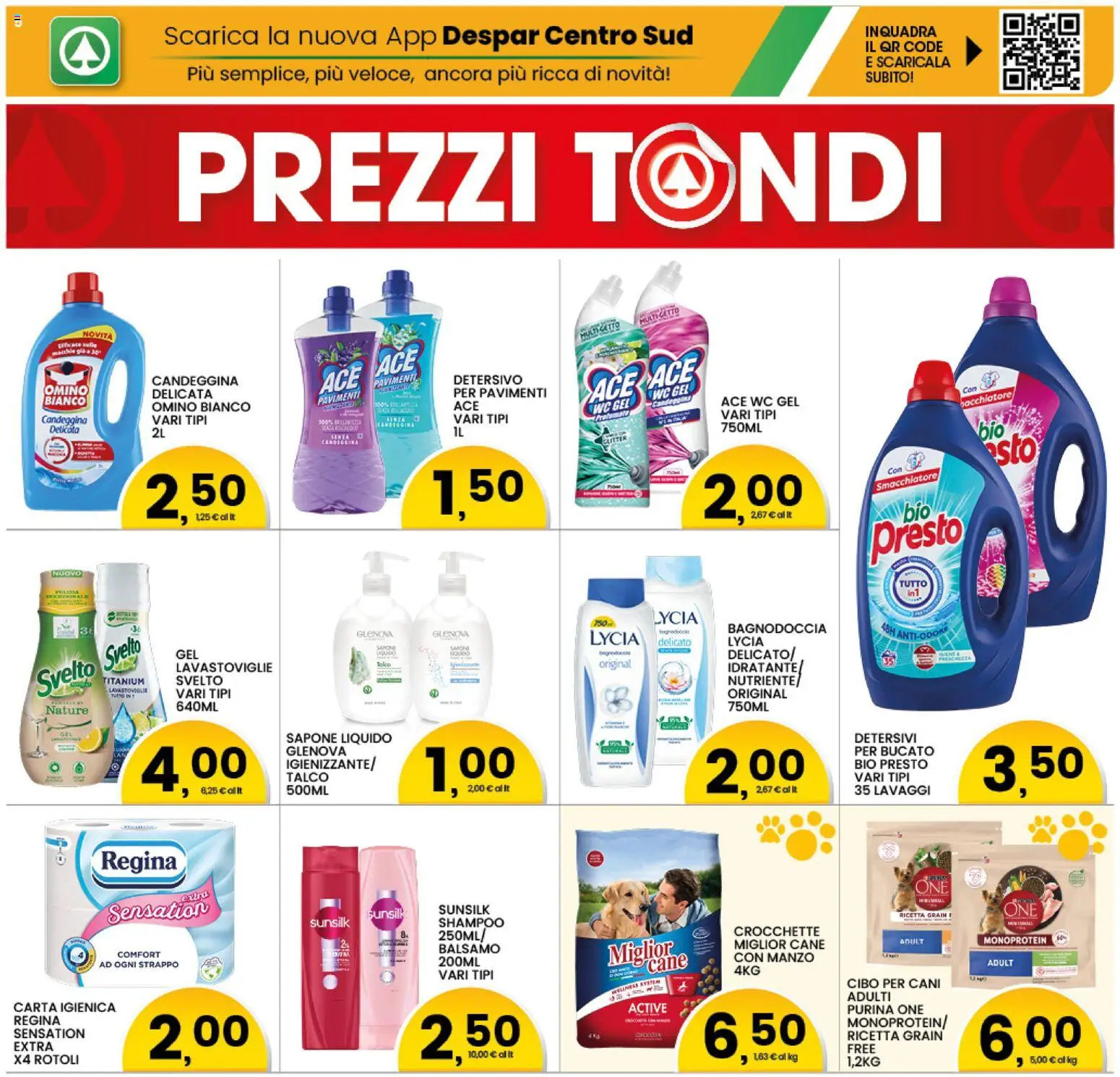 Volantino Interspar del 27.05.2026 | Pagina: 5 | Prodotti: Shampoo, Sapone, Manzo, Lavastoviglie