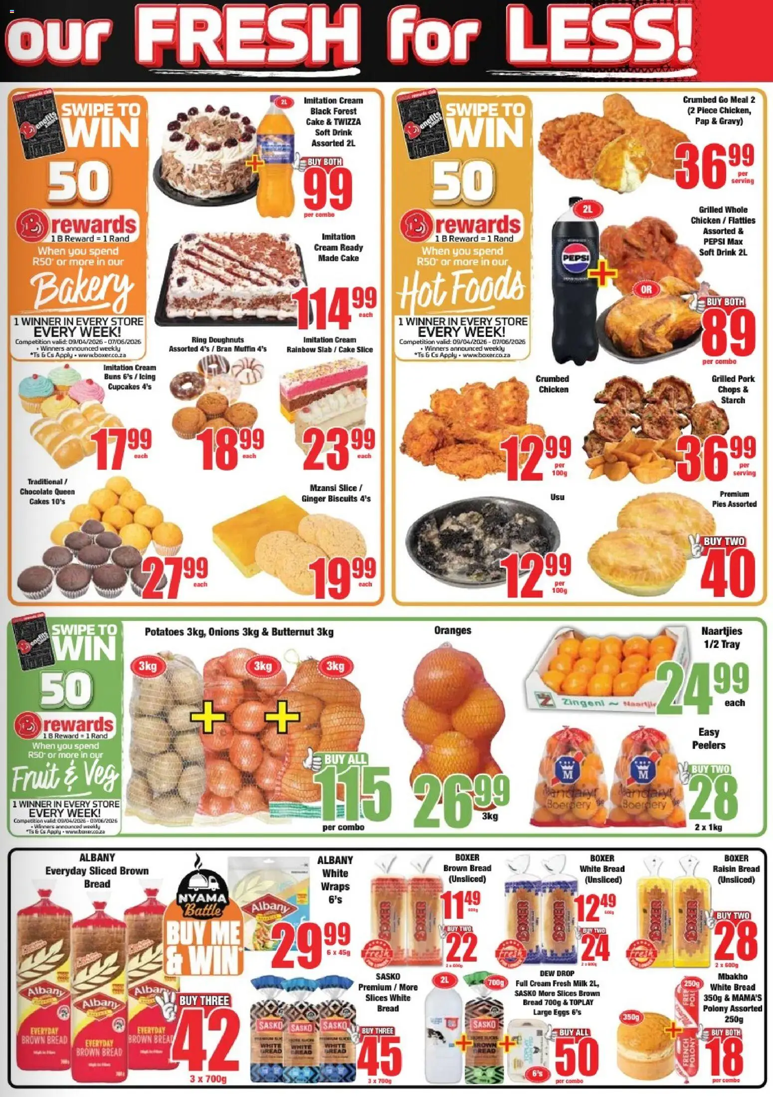 New Boxer catalogue – valid from 25.05.2026 | Page: 3 | Products: Silla apilable, Eggs, Pork, Onions