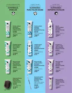 Ofertele Avon valabile de la 01.05.2026 | Pagină: 120 | Produse: Loțiune tonică, Exfoliant, Gel de curățare, Săpun