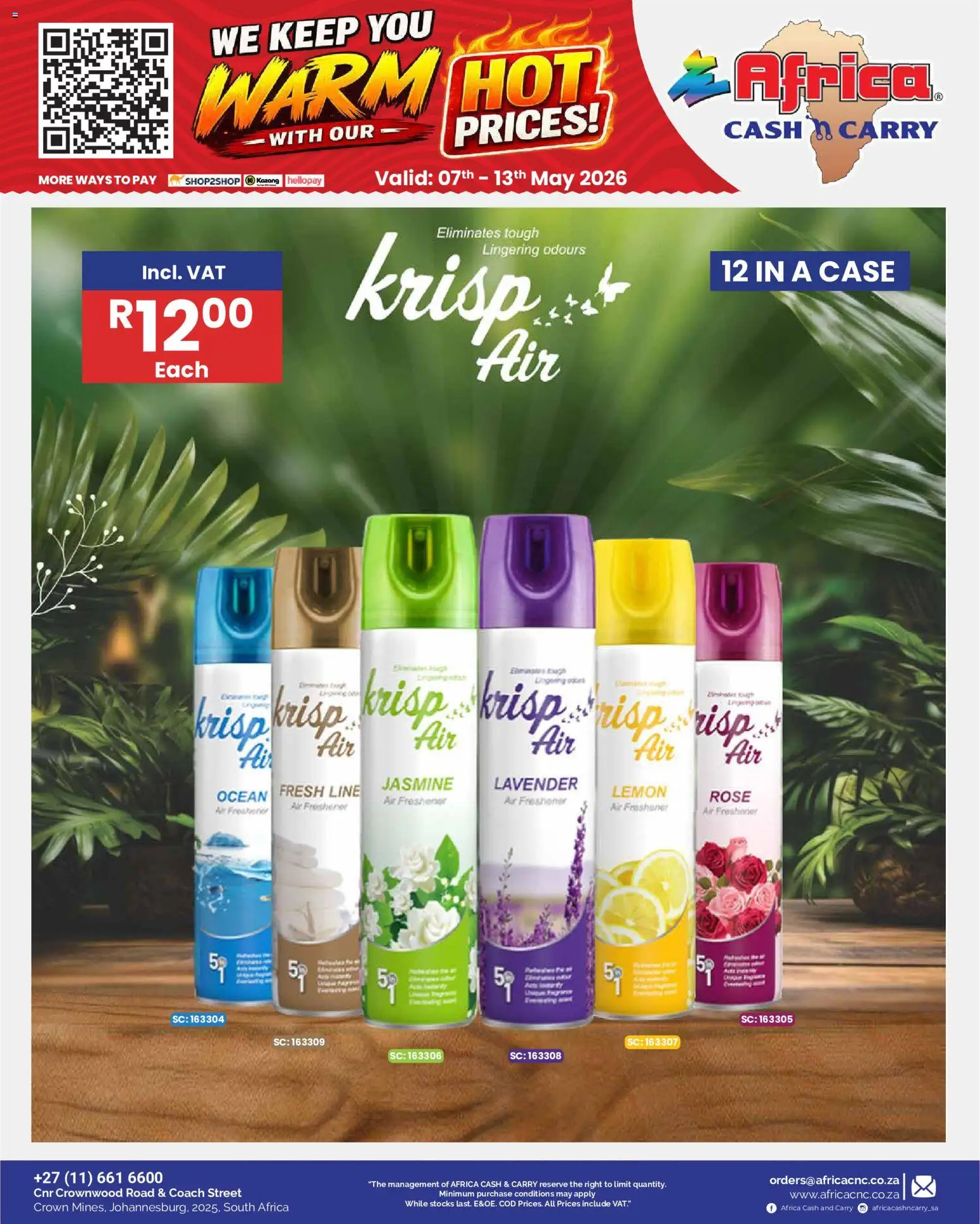 Africa Cash & Carry Specials | 07/05/2026 | How to get a limited discount? Save today! | South Africa