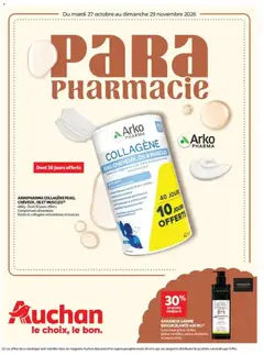 Auchan - Prévisualisation de Auchan Parapharmacie, beauté valide à partir de 27/10/2026