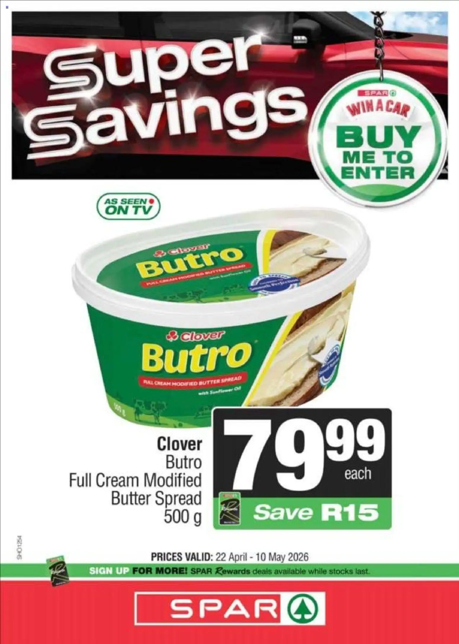 New Spar catalogue – valid from 11.05.2026 | Page: 14 | Products: TV, Butter, Cream