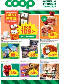 Coop erbjudanden - Förhandsvisning av reklamblad från butik Coop aktuell från 22/06/2026