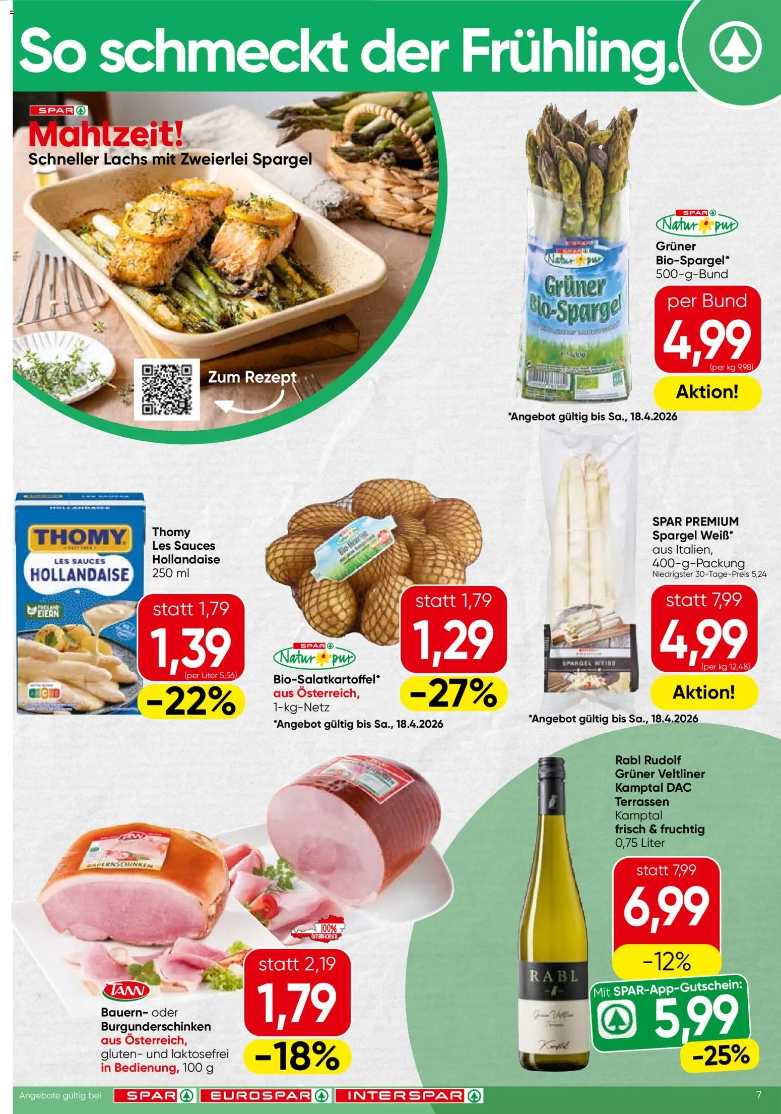 Spar Flugblatt - Wien gültig ab 16.04.2026 | Seite: 7
