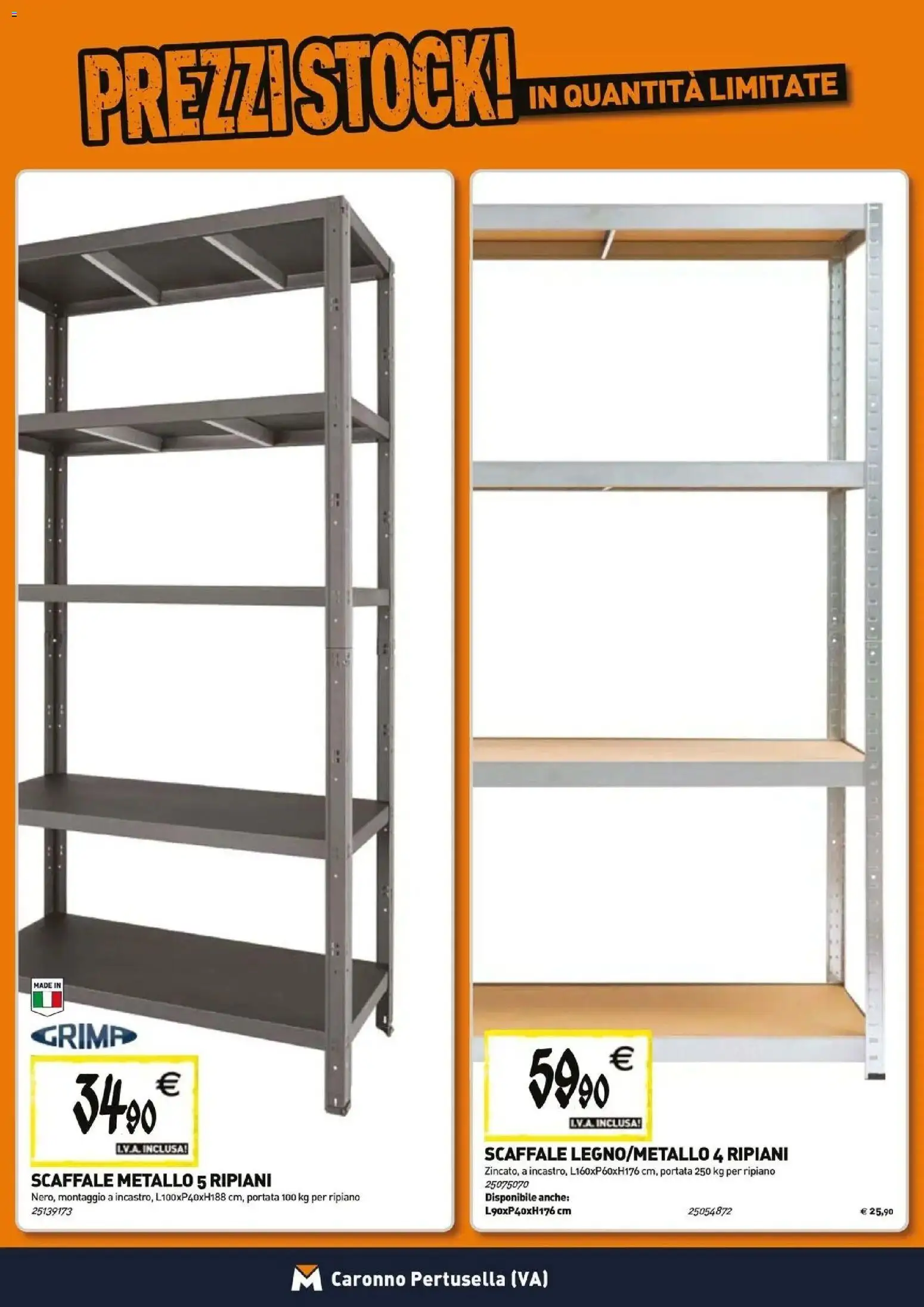 Volantino TECNOMAT del 29/10/2026 | Pagina: 17 | Prodotti: Ripiano, Scaffale