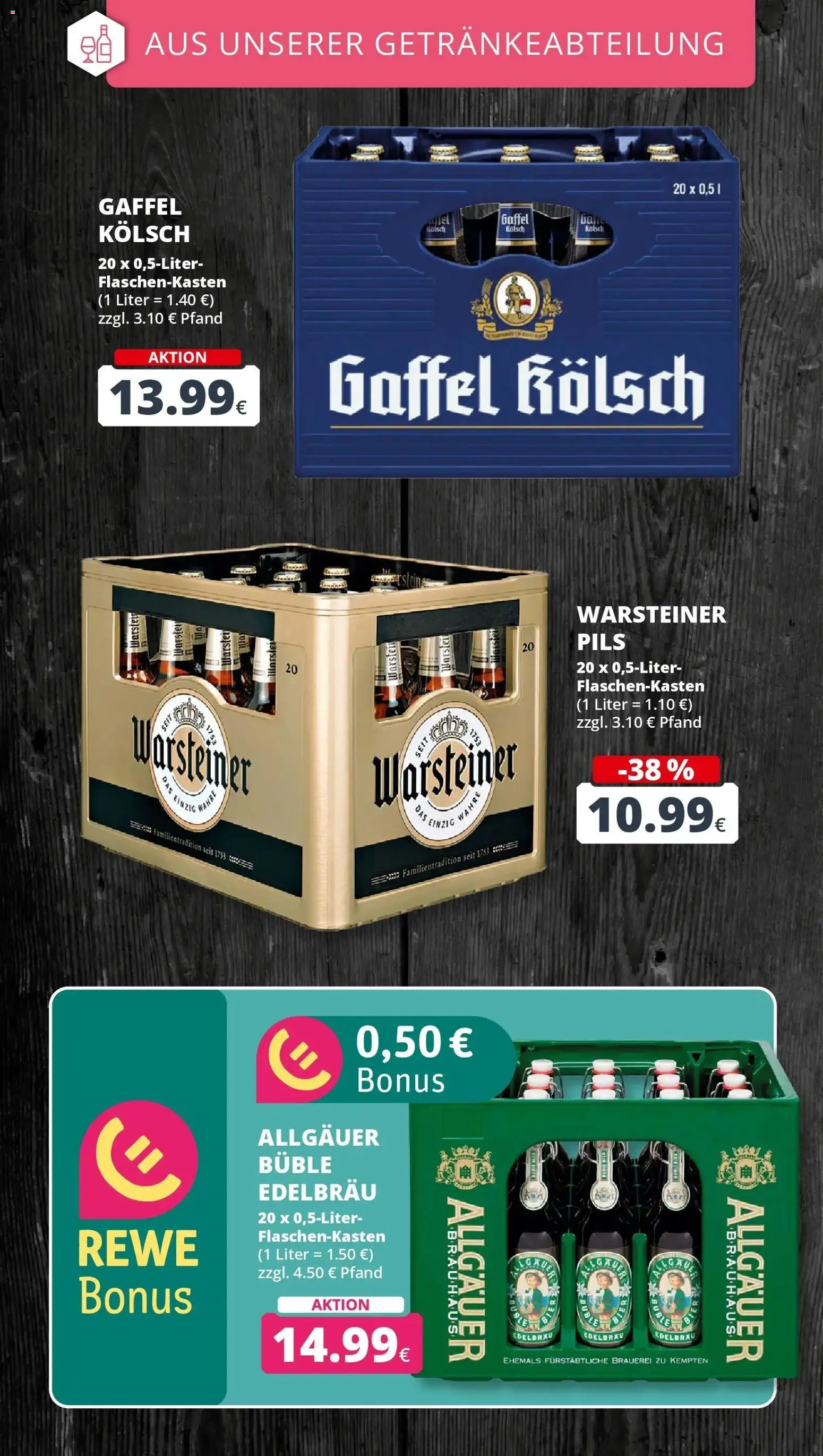 REWE Prospekt ab 12.10.2026 zum Blättern » Angebote | Seite: 17 | Produkte: Pils, Warsteiner
