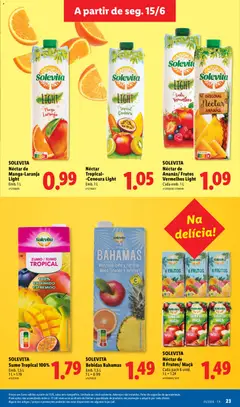 Pré-visualização SOLEVI, Bebidas Bahamas, Bebidas Bahamas Emb. 1,5 L válido de 15/06/2026 | Página: 23