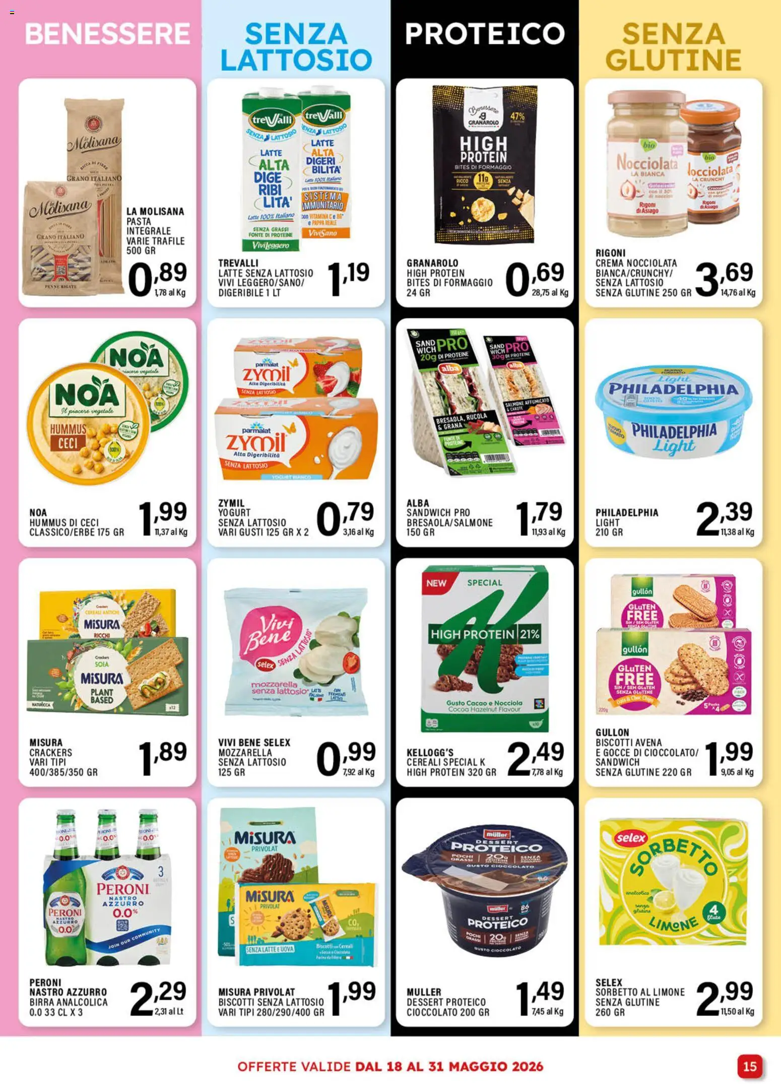 Volantino GECOP del 18.05.2026 | Pagina: 15 | Prodotti: Birra, Cereali, Ceci, Carote