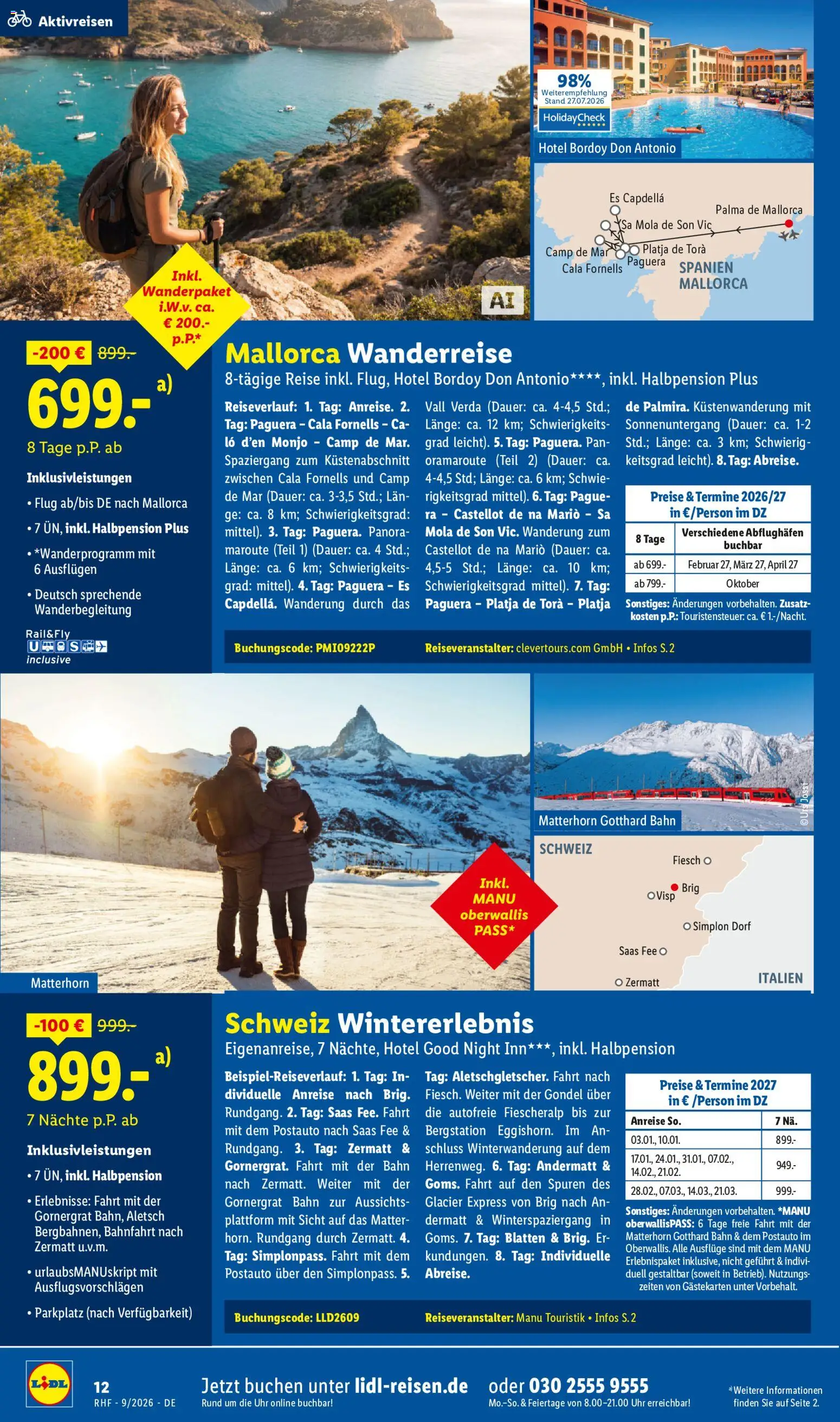 Lidl Reisen Prospekt – gültig ab 29.08.2026 | Seite: 12 | Produkte: Uhr