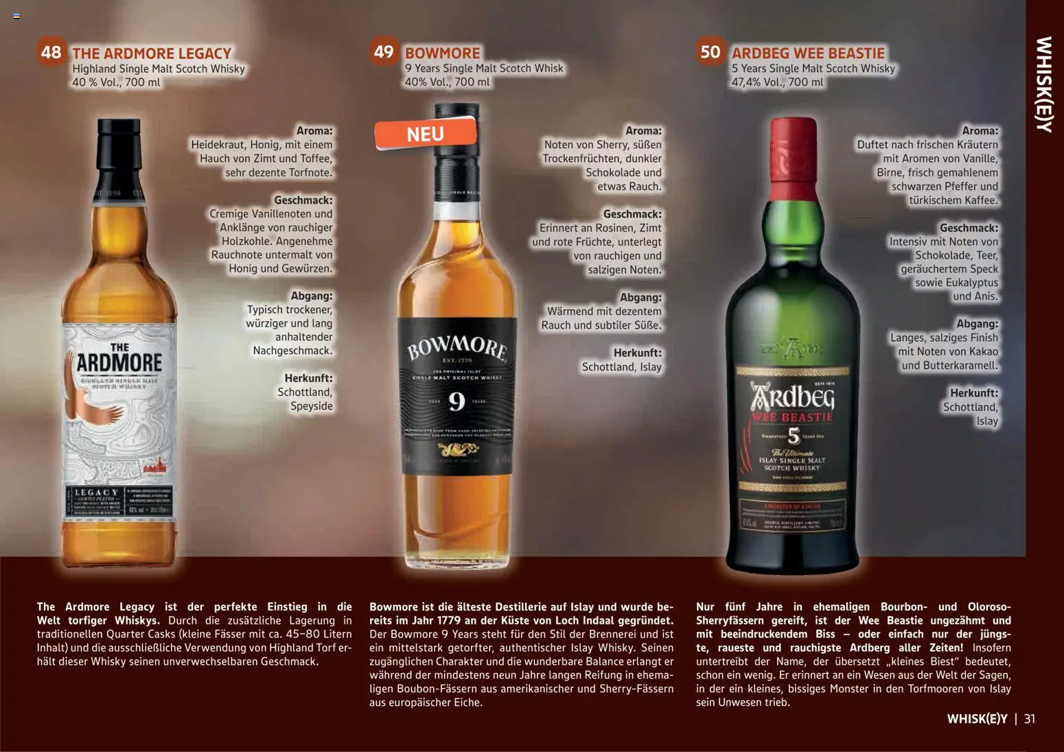 HERKULES Sonderbeilage 2 – gültig ab 29.10.2026 | Seite: 31 | Produkte: Schokolade, Torf, Monster, Bourbon