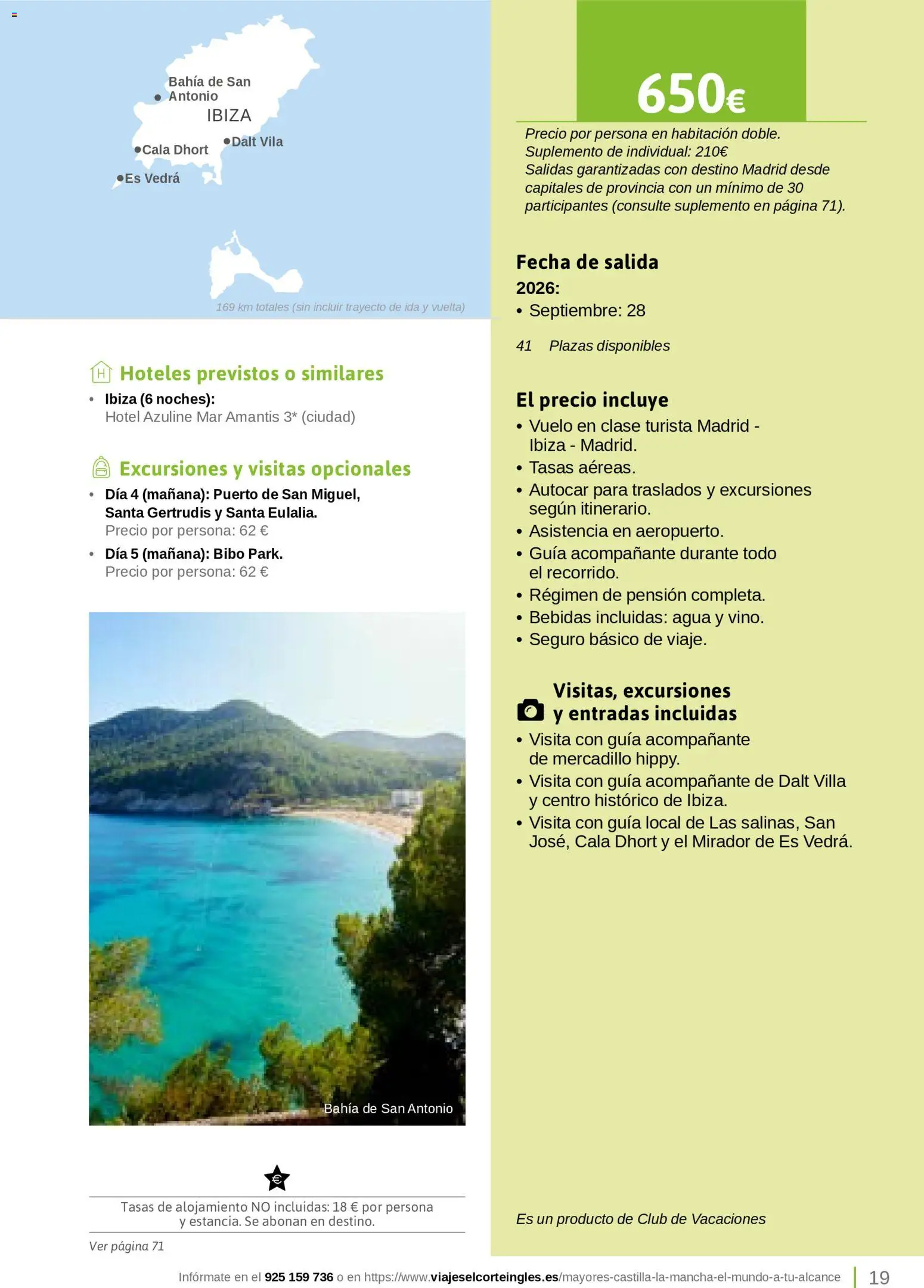Viajes El Corte Inglés Turismo Social Castilla La Mancha │ válido desde el 01.04.2026 | Página: 19
