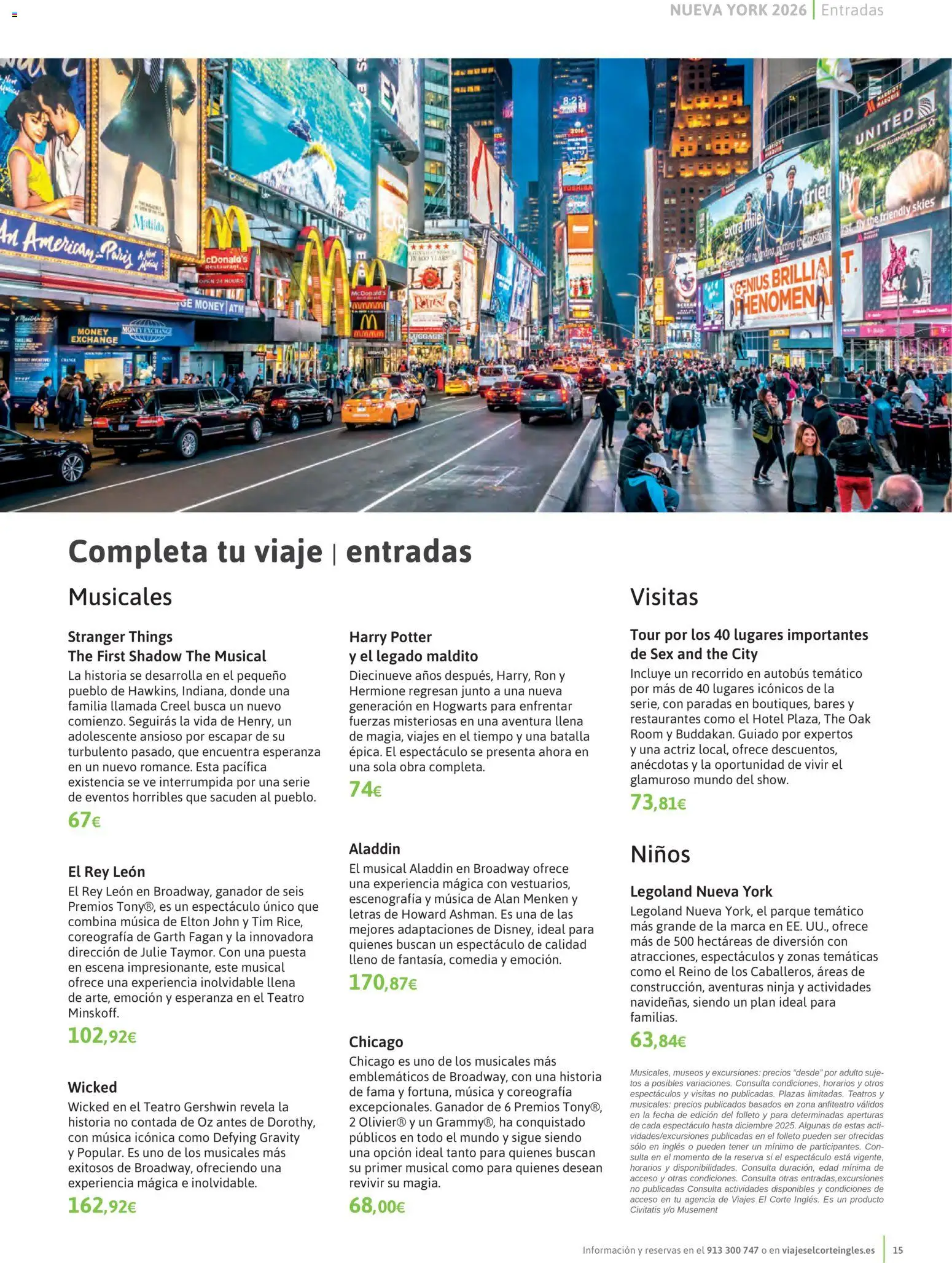 Viajes El Corte Inglés Nueva York │ válido desde el 14.01.2026 | Página: 15 | Productos: Ron