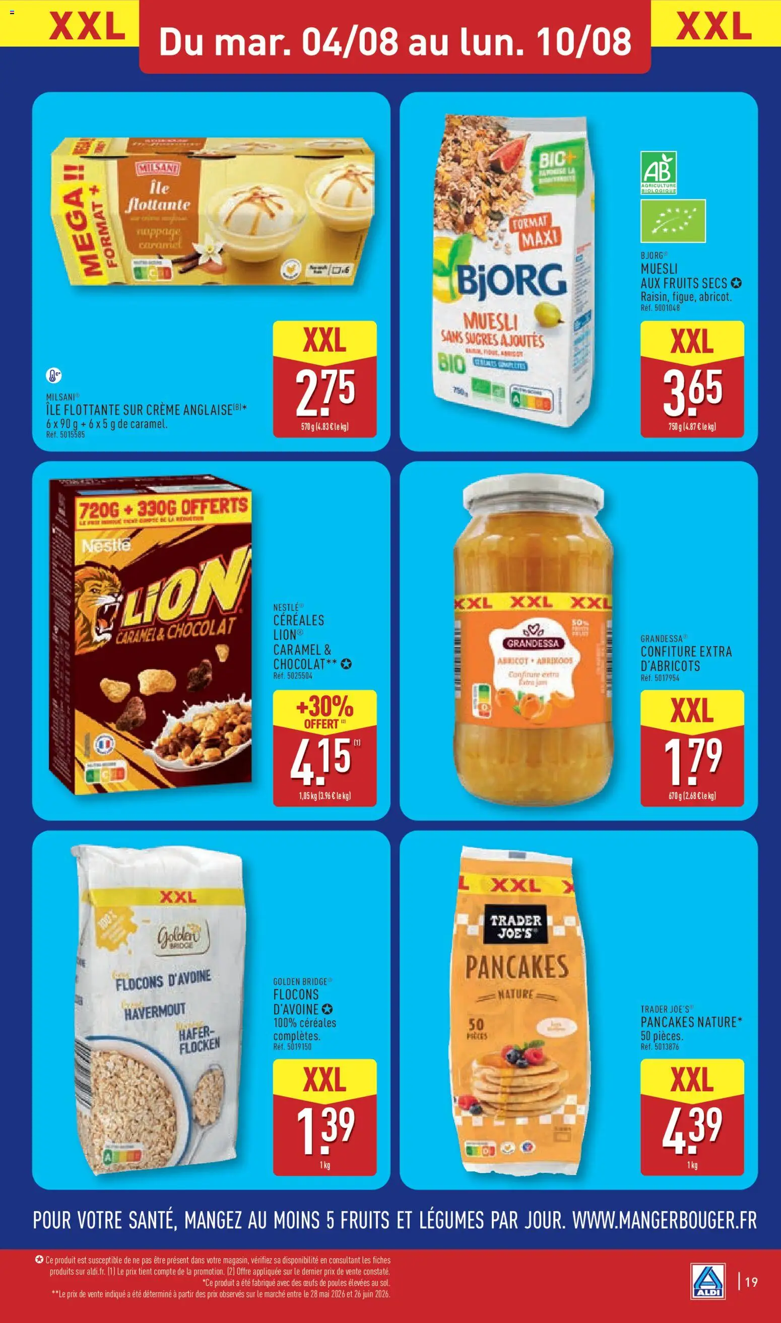{H1} | Page: 21 | Produits: Fruits, Œufs, Chocolat, Fruits secs