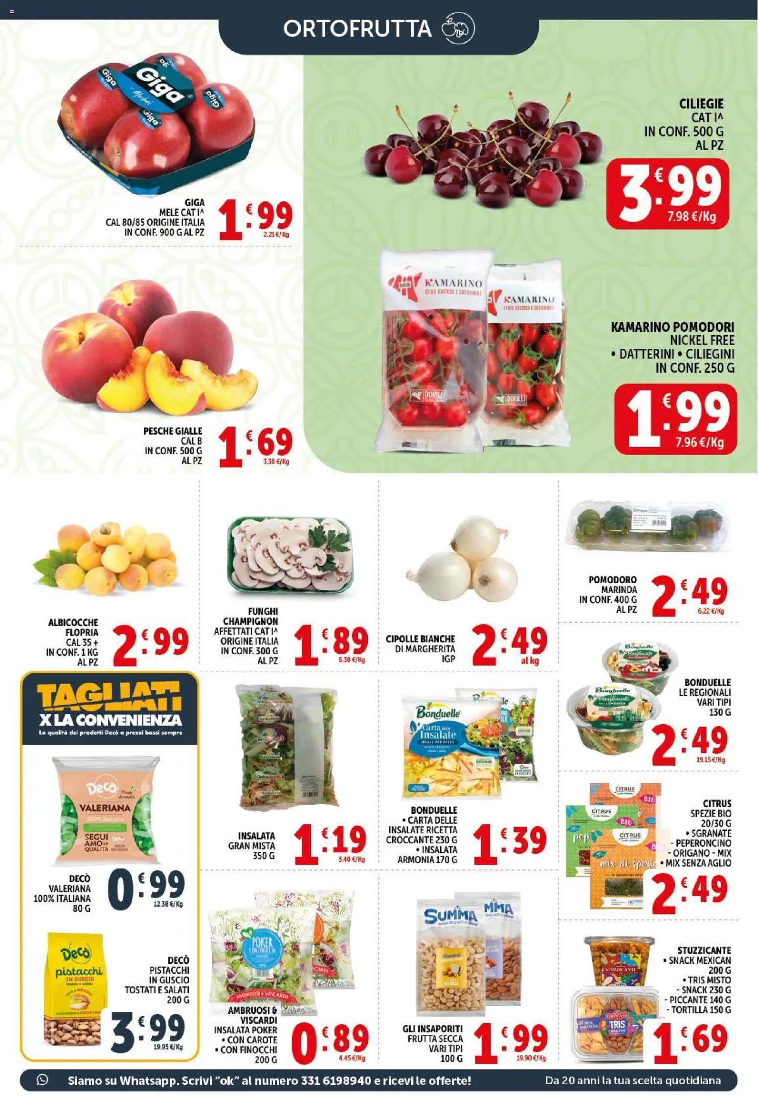 Volantino Decò del 29.05.2026 | Pagina: 7 | Prodotti: Mele, Spezie, Frutta, Albicocche
