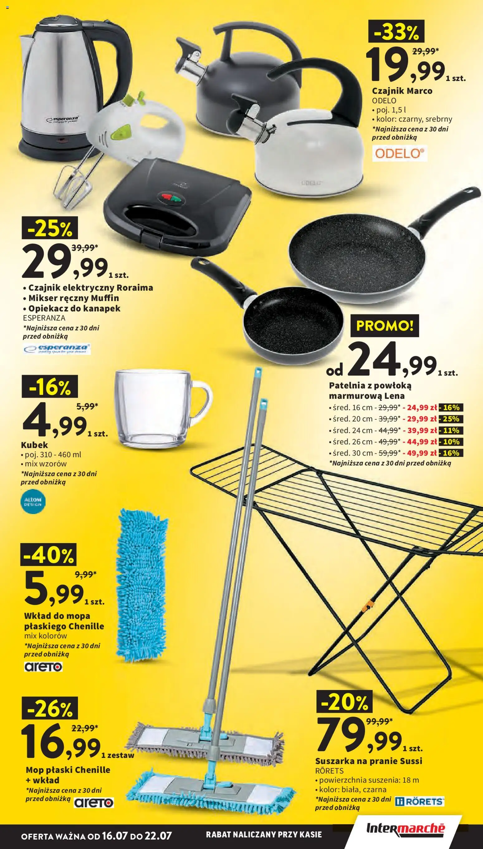 Intermarche gazetka od 16.07.2026 | Strona: 41 | Produkty: Czajnik, Mikser, Opiekacz, Opiekacz do kanapek