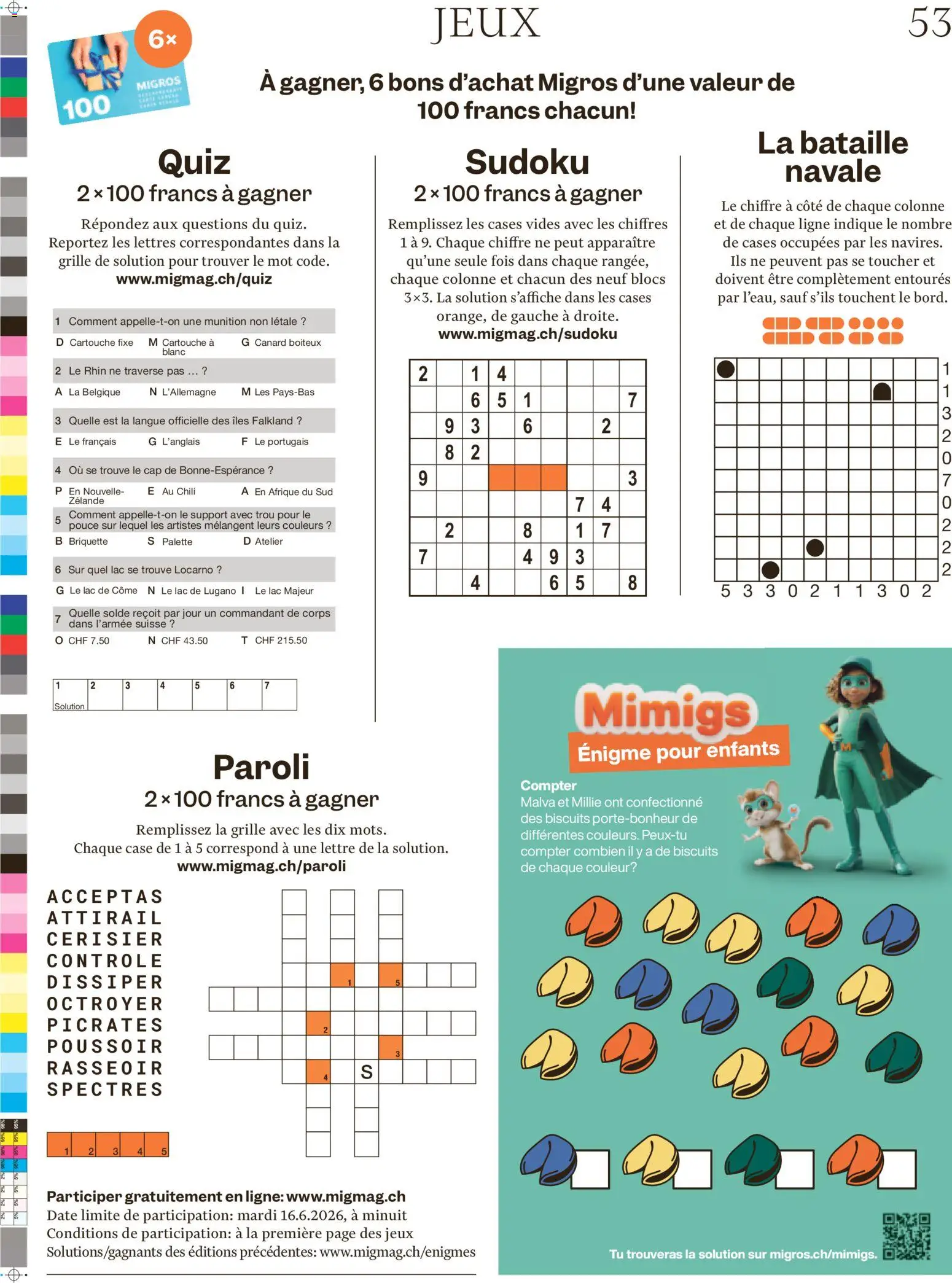 Migros aktionen Magazine FR – gültig ab 10.06.2026 | Seite: 53 | Produkte: Chili