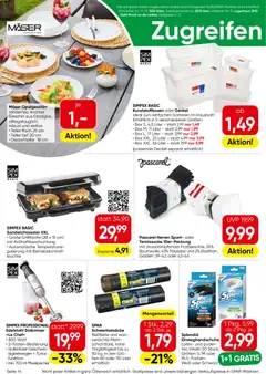 Eurospar Flugblatt ab 24.09.2026 gültig | Seite: 14 | Produkte: Handschuhe, Box, Puder, Einweghandschuhe