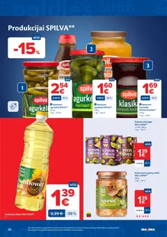 MAXIMA leidinys galioja nuo 2026.07.14 | Puslapis: 22 | Prekių: Aliejus